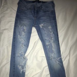 ripped jeans hollister